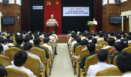 Các địa phương tiếp tục đẩy mạnh triển khai Nghị quyết Đại hội XI của Đảng